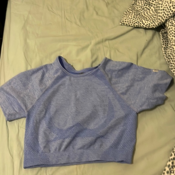 New Look Sport Workout Shirt Blue Size S - Picture 1 of 5